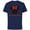 Navy, variant on Minnie Mouse Red Bow Icon Schwester Family German- Short Sleeve Cotton T-Shirt for Adults - Customized-Athletic Heather