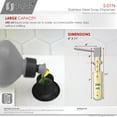 thumbnail image 3 of Stylish 240ml Matte Black Soap Dispenser S-01N, 3 of 9