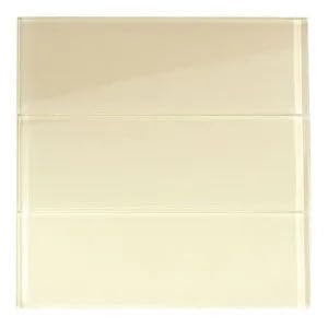CNK Tile Cream Glass 4x16 Subway Tile