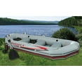 Intex Mariner 4 Inflatable Raft River/Lake Dinghy Boat Set & Motor
