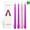 Multicolored-Free Size, variant on CxhicLuv Purple Tapered Candles Set of 4, Unscented 10" Tall Advent Candles, Elegant Wedding & Birthday Party Decor, Christmas Tree & Home Decorations, Ambient Lighting for Events, Holiday Table