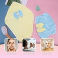 thumbnail image 6 of Unique Bargains 2pcs Hair Drying Towels Hair Towel Wrap for Women Bow Hair Drying Cap for Hair Yellow Blue, 6 of 7