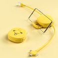 thumbnail image 4 of Moyic Caja de carga multifunción Carga rápida Soporte integrado Transporte conveniente Fácil almacenamiento Cables USB Relojes inteligentes Amarillo, 4 of 6