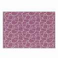 thumbnail image 1 of Hot Pink Cutting Board, Abstract Giraffe Skin Pattern Vivid Color Exotic Animal Camouflage Safari Jungle, Decorative Tempered Glass Cutting and Serving Board, Small Size, Pink White, by Ambesonne, 1 of 1