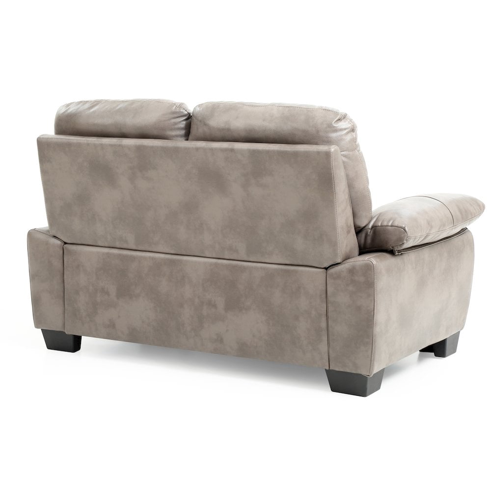 Glory Furniture Marta Loveseat in Gray Color