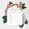 thumbnail image 6 of Inkdotpot Scramble Bridal ShowerGameCards FloralParty Wedding Supplies 50-Pack Wedding Word, 6 of 7