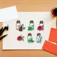 thumbnail image 3 of 1pc Rose Lavender Plants Clear Stamps Bottle Flower Embossing Stamp Sheets Silicone Leaves Clear Stamps Seal, 3 of 8