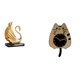 thumbnail image 1 of Figura De Gato Cisne, Estatua Decorativa, Colección De Arte Moderno, Escultura De Animal, Reloj De Pared Silencioso, Adorno De Mesa, Armario Colgante, Sala De Estar, Cocina, Interior, Oficina,, 1 of 8