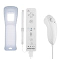 thumbnail image 4 of Game Controller For Wii And Nunchuk Motion 2 In 1, Built-In Motion Plus Remote And Nunchuck Controller With Silicon Case For Nintendo Wii And Wii U (White), 4 of 7