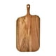 thumbnail image 1 of Tabla de cortar de madera con mango, bandeja doble para filetes, para servir queso, para exteriores, caravanas, restaurantes comerciales, 1 unidad, 1 of 4