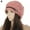Pink, variant on CDAR Women's Fashion Braided Autumn Winter Warm Baggy Beanie Knit Crochet Ski Hat Cap