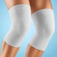 thumbnail image 4 of Knee Compression Technology Technology Sleeve 2-Pack Unisex Supports for Women and Men, Breathable Moisture Wicking Charcoal Infused Knee Sleeves for Yoga Gym Workout Running Cycling Hiking Daily Use, 4 of 5