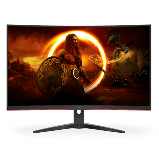 AOC CQ32G2S 32 Curved Frameless Gaming Monitor 2K QHD, 1500R Curved VA,  1ms, 165Hz, FreeSync, Height adjustable, 3-Year Zero Dead Pixel