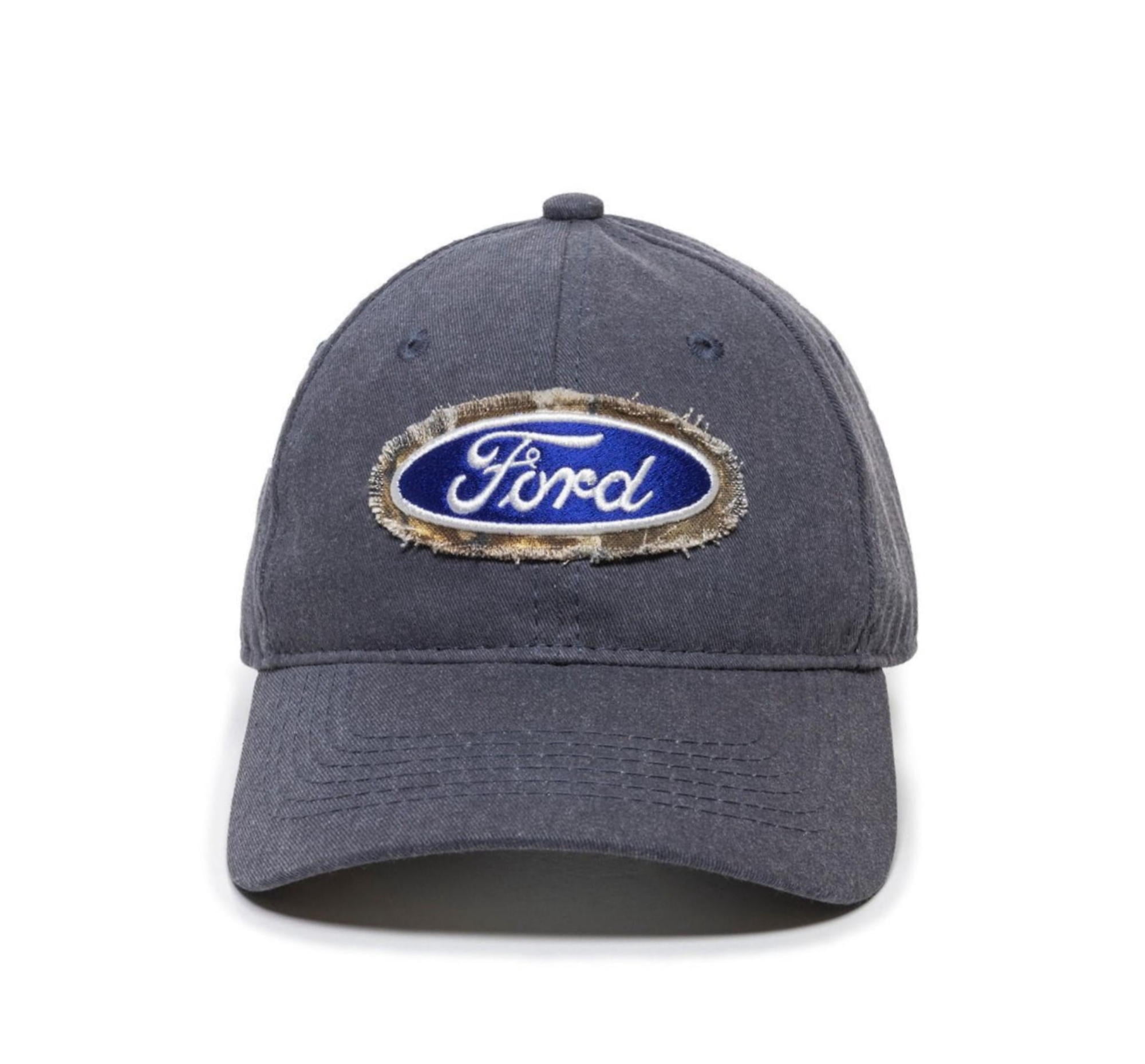 Hat - Ford Pigment Dyed Cotton Unstructured RealTree Edge Camouflage Trim Cap