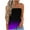 Fall Clothes Black, variant on Womens Strapless Bandeau Tank Top Casual Summer Ombre Tie Dye Sleeveless Eyelet Tube Tops
