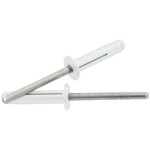 Md Hd Rivet 250Pk Silver Flange Type St Mandrel
