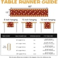 thumbnail image 3 of Fall Pumpkin Table Runner, Red Autumn Thanksgiving Polka Dot Kitchen Dining Table Decor, Seasonal Burlap Home Decoration Indoor Outdoor Party Supply 13 x 60 Inch, 3 of 6