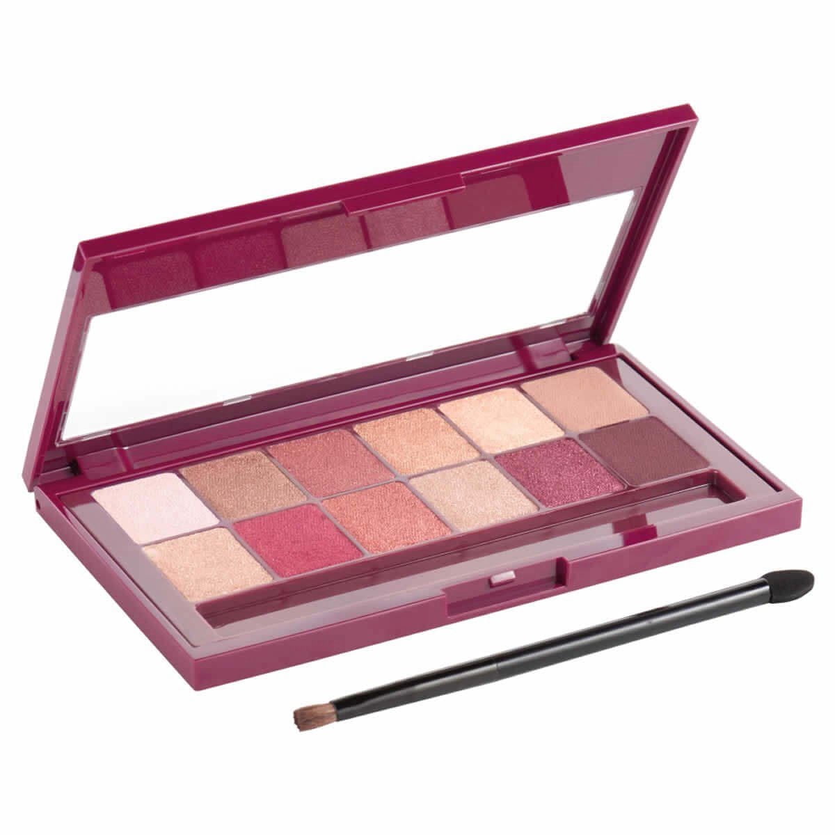 Maybelline New York, The Burgundy Bar, Palette Ombres à Paupières, 10 gr 10 GR