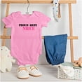 thumbnail image 3 of Proud Army Niece Military Family Bodysuit Jumper Girls Infant Baby Brisco Brands 24M, 3 of 6