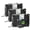 Black on White 18mm 3PK, variant on GREENCYCLE 3PK Compatible for Brother P-touch Black on Clear 18mm TZ TZe TZe-141 TZ-141 TZe141 TZ141 Laminated Label Tape
