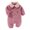 Purple, variant on GYRATEDREAM Newborn Baby Snowsuit Fleece Warm One Piece Romper Jumpsuit Winter Warm Coat for Infant Girls Boys, 3-6M