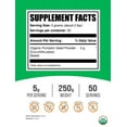 thumbnail image 2 of BulkSupplements Organic Pumpkin Seed Powder - 5g per Serving - 250 Grams (8.8 oz) - 50 Servings, 2 of 5