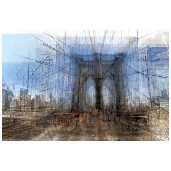 Marmont Hill Brooklyn Bridge Painting Wall Art Print
