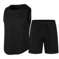 thumbnail image 4 of Kakii Men's Workout Set - Breathable Tank Top with Matching Drawstring Shorts, 2 Piece Athletic Outfit, 4 of 9