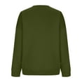 thumbnail image 4 of SRZYMJ Women's Soft Crewneck Sweatshirt Soft Relaxed Fit Crew Neck Long Sleeve Sweatshirt Top Everyday Casual Wear Comfortable Women's Pullover Blouse for, 4 of 5