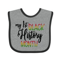 Inktastic My 1st Black History Month Boys or Girls Baby Bib