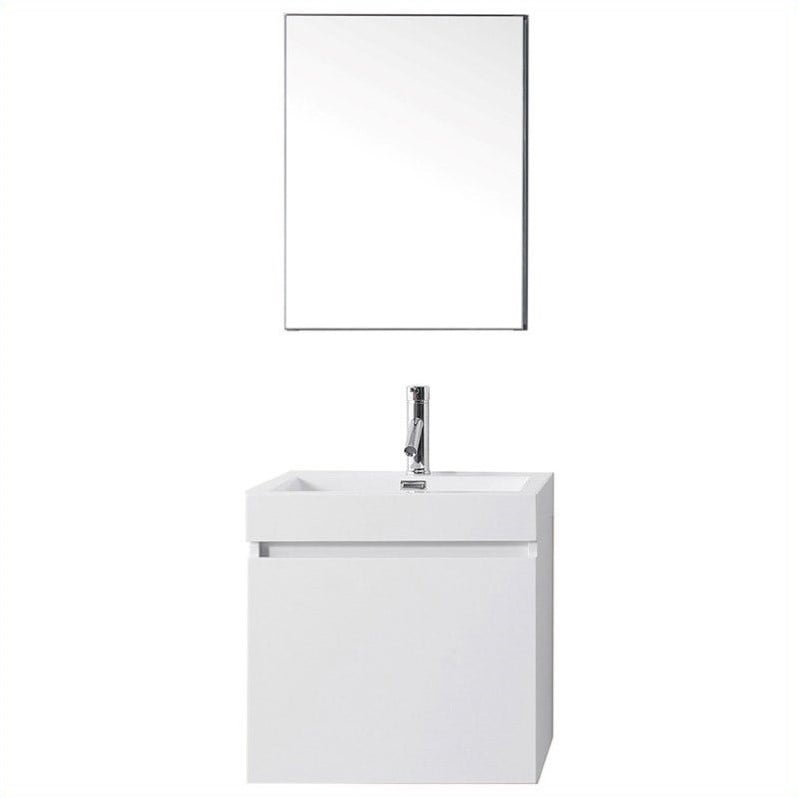 Virtu USA Zuri 23" Single Bathroom Vanity in Glossy White