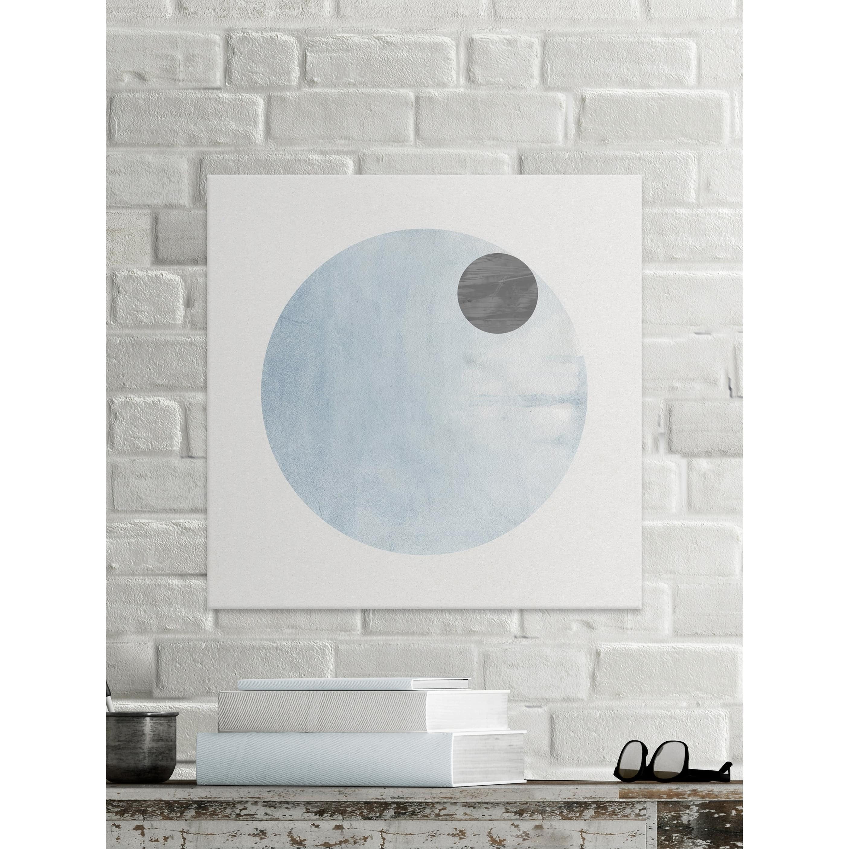Dark in the Blues Painting Print on Wrapped Canvas