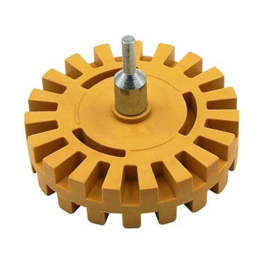 NZRUANE 4-inch Car Pneumatic Rubber Eraser Grinding Disc And Glue Removal Tool Wheel L9O6