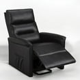 thumbnail image 4 of Cosmic Homes Fauteuil Releveur Inclinable Noir, Housse en Tissu Riche, Profil Mince, 4 of 8