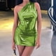 thumbnail image 2 of Mujeres Casual Sin mangas Color sólido Jersey Elegante sin mangas Vestido de cuello torcido OAVQHLG3B Store  lin121212, 2 of 5