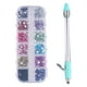 thumbnail image 1 of 1 juego de herramientas multifuncionales para decoración de uñas, kit de manicura DIY, aplicador de diamantes de imitación para uñas, accesorios de belleza para uñas, 1 of 7