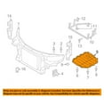 thumbnail image 3 of For 08-15 TT Quattro Engine Splash Shield Under Cover Undercar Deflector Guard, 3 of 5