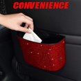 thumbnail image 2 of Bote de basura para automóvil Bolsillos de almacenamiento automático de cristal brillante, 100% a prueba de fugas Contenedor de basura para automóvil Bolsa de basura para automóvil Sincero  Hogar, 2 of 6