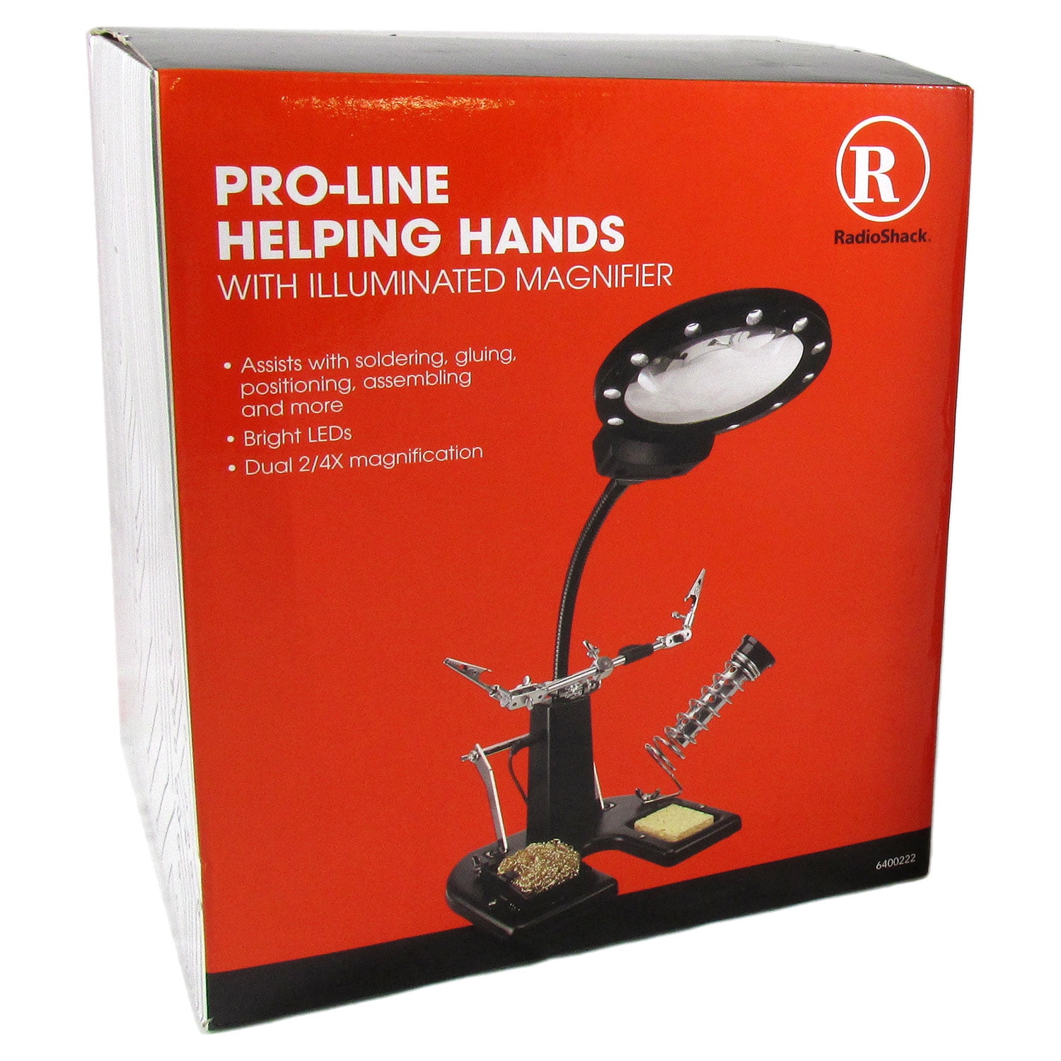 ProLine Helping Hands Soldering Station with Illuminated Magnifier