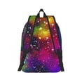 thumbnail image 2 of Yiaed Bright Universe Print Backpack, Premium Laptop Backpack, Travel Backpack for Women, Lightweight Backpacks, Comfortable Back Pack-Medium, 2 of 7