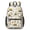 Excavator And Cartoon, variant on Excavator and Cartoon Character White 17" School Backpacks for Teens,Waterproof Oxford Fabric,S-Shape Padded Straps for School,Travel,Hiking,Camping