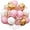 Pink White Gold, variant on KAQ 50Pcs Pink Gold Confetti Latex Balloons Kit, 12 Inch Pink White Gold Helium Balloons Party Supplies for Confession Proposal Wedding Girl Birthday Baby Shower Party Decoration