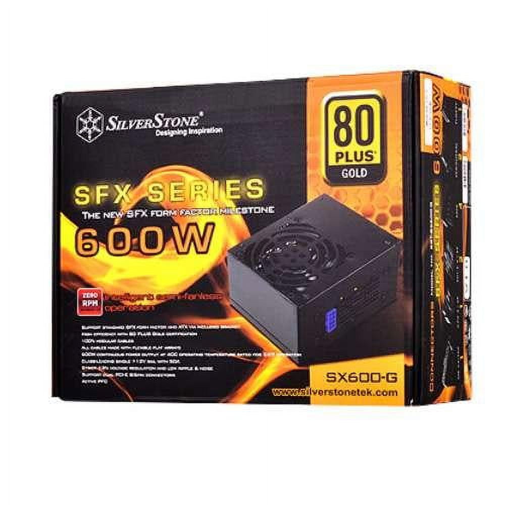 SilverStone SFX 600W 80 PLUS GOLD 電源ユニット SilverStone SFX 600W 80 PLUS GOLD 電源ユニット