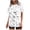 White, variant on Nrmvnmi Women's Two-Piece Outfits Summer Casual Print Crewneck Short Sleeve Oversized T Shirt Biker Shorts Sets Lounge Workout Tracksuits Pink 2XLMothers Day Gifts