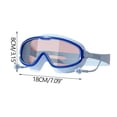 thumbnail image 3 of TanSiDing Panoramic HD Clear Anti-Fog Swimming Goggles for Ages 3-16 No Nosebridge Silicone Gasket Waterproof Swim Goggles for Swimming Training Pool Lake, 3 of 4