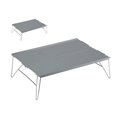 thumbnail image 4 of Outdoor Folding Table Portable Aluminium Alloy Mini Light Picnic Desk for Camping BBQ Grey, 4 of 5