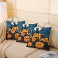 thumbnail image 4 of Erosebridal Halloween Pumpkin Throw Pillow Covers 20x20 Set of 4, Black Cat Pillow Cases for Couch, Gothic Bat Cushion Covers 20x20, Cushion Covers Bedroom Decoration, 4 of 7