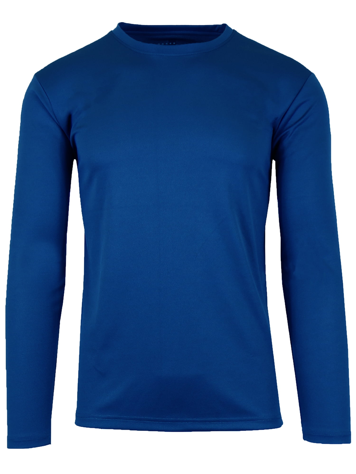 galaxy by harvic men's moisture wicking long sleeve tee