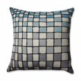 thumbnail image 1 of Pillow Perfect 598598 Checker Board Grey & Cream Square 16.5 in. Throw Pillow, 1 of 1
