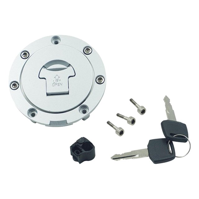 Cerradura de de , accesorios de aleación de aluminio con llaves para CBR600 CBR900 Cbx750FE shamjiam Tapa del tanque de combustible